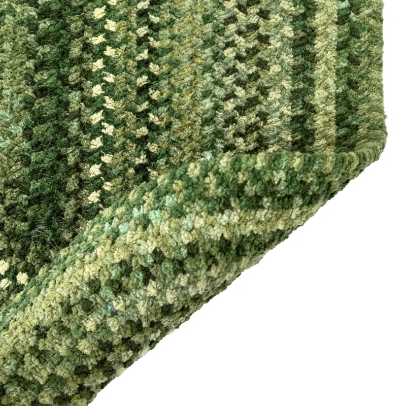 Cottonstone Balsam Green Oval Rug - 2\'3\" x 4\'3\"