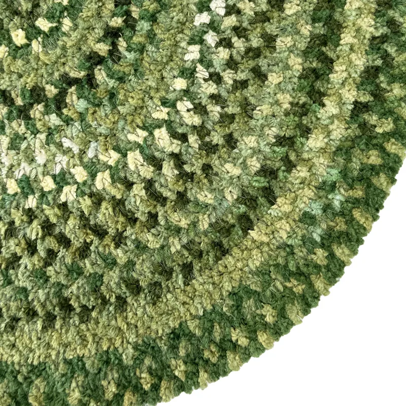 Cottonstone Balsam Green Oval Rug - 2\'3\" x 4\'3\"