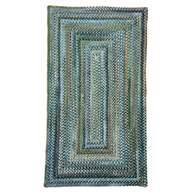 Cottonstone Ponds Edge Concentric Rectangle Rug - 9\'2\" x 13\'2\"
