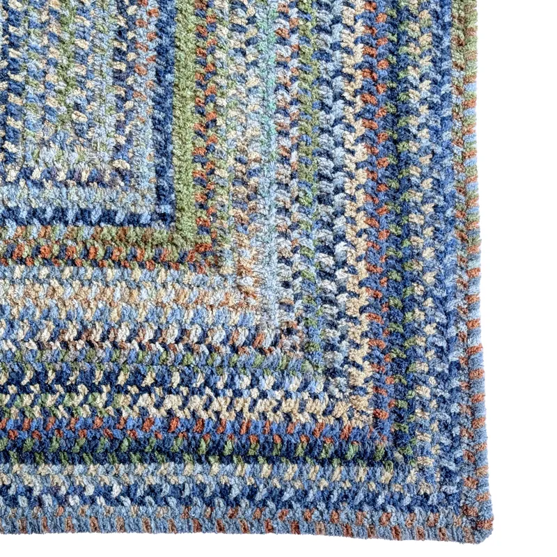 Cottonstone Ponds Edge Concentric Rectangle Rug - 9\'2\" x 13\'2\"