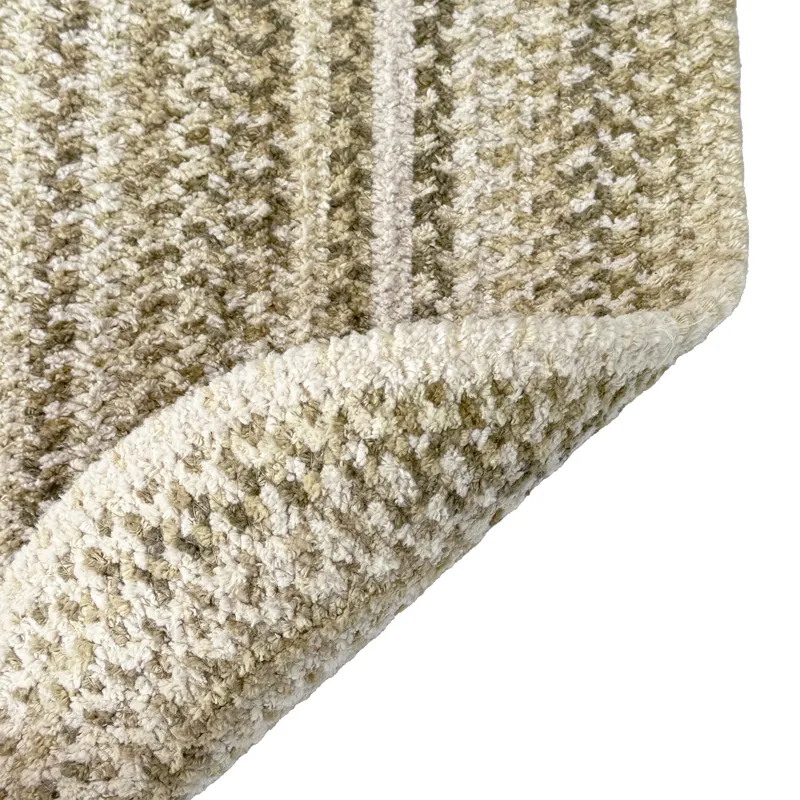 Cottonstone Feather Tan Oval Rug - 5\' x 8\'