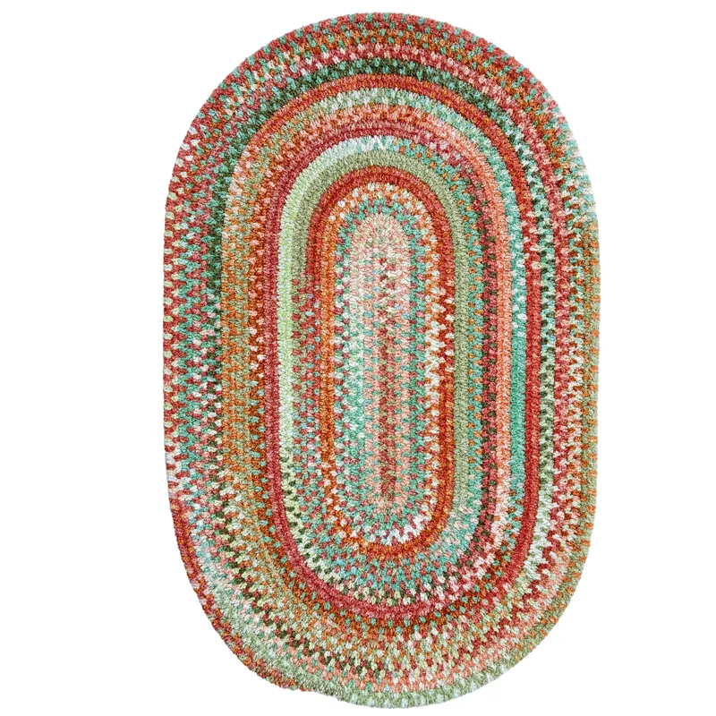 Cottonstone Cactus Garden Oval Rug - 2\'3\" x 4\'3\"