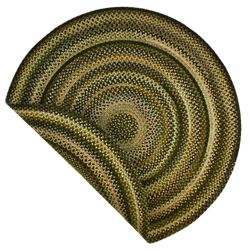 Uwharrie Ridge Forest Path Round Rug - 1\'3\" x 1\'3\"