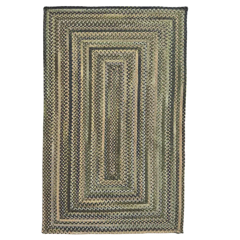 Uwharrie Ridge Forest Path Concentric Rectangle Rug - 9\'6\" x 9\'6\"