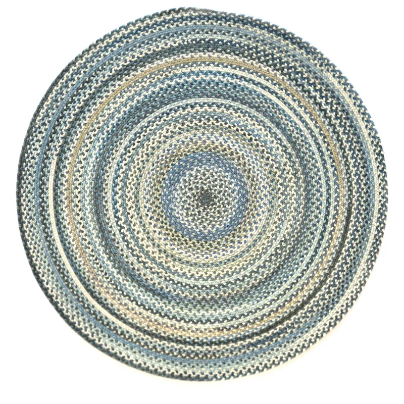 Uwharrie Ridge River Rock Round Rug - 1\'3\" x 1\'3\"