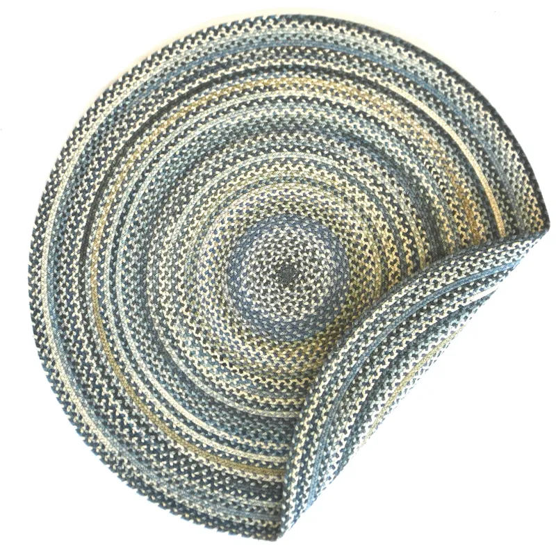 Uwharrie Ridge River Rock Round Rug - 1\'3\" x 1\'3\"