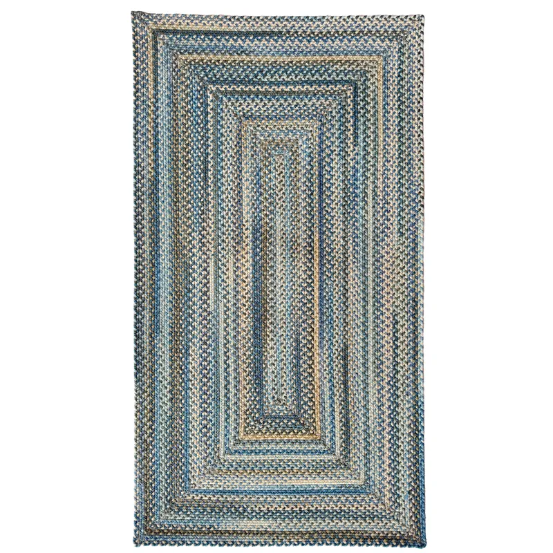 Uwharrie Ridge River Rock Concentric Rectangle Rug - 1\'8\" x 2\'6\"