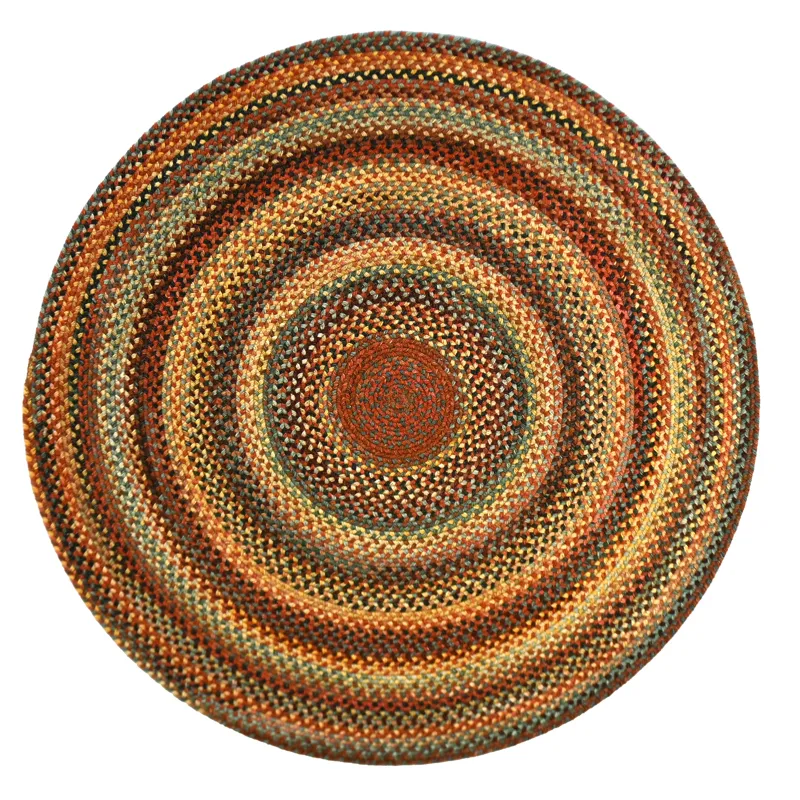 Uwharrie Ridge Autumn Round Rug - 1\'3\" x 1\'3\"