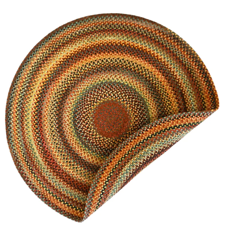 Uwharrie Ridge Autumn Round Rug - 1\'3\" x 1\'3\"