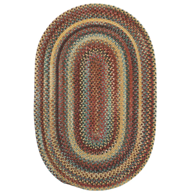 Uwharrie Ridge Autumn Oval Rug - 8\" x 2\'4\"