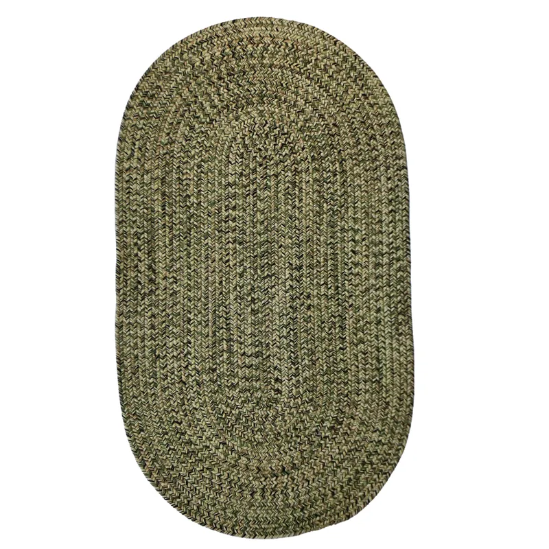 Dockside Palm Leaf Oval Rug - 8\' x 11\'