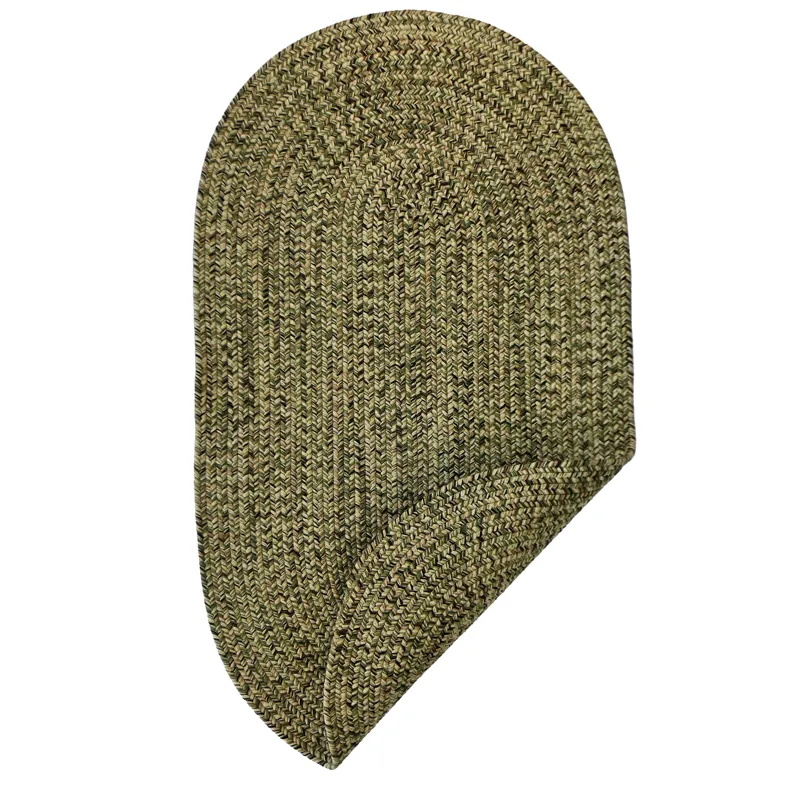 Dockside Palm Leaf Oval Rug - 8\' x 11\'