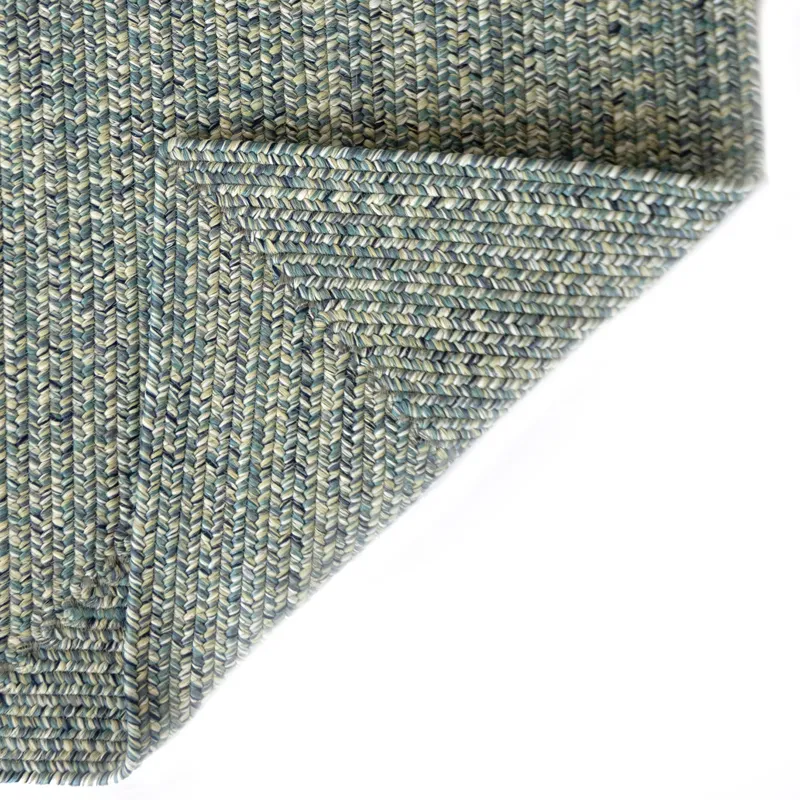 Dockside Teal Concentric Rectangle Rug - 2\'3\" x 4\'3\"