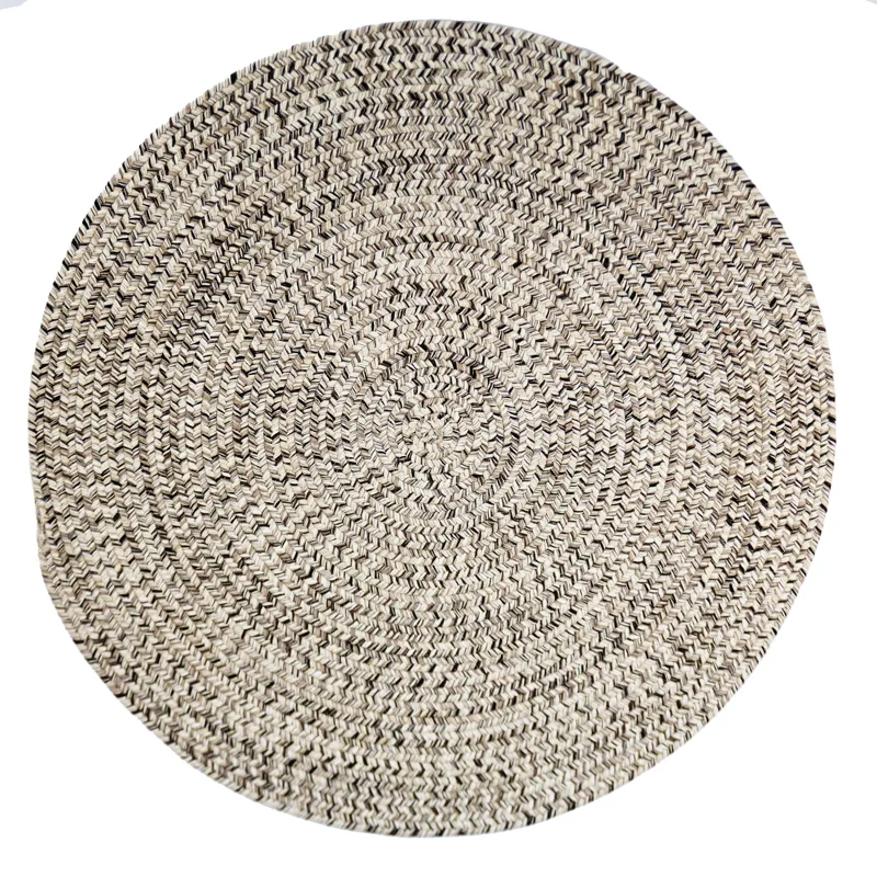 Dockside Driftwood Round Rug - 9\'6\" x 9\'6\"