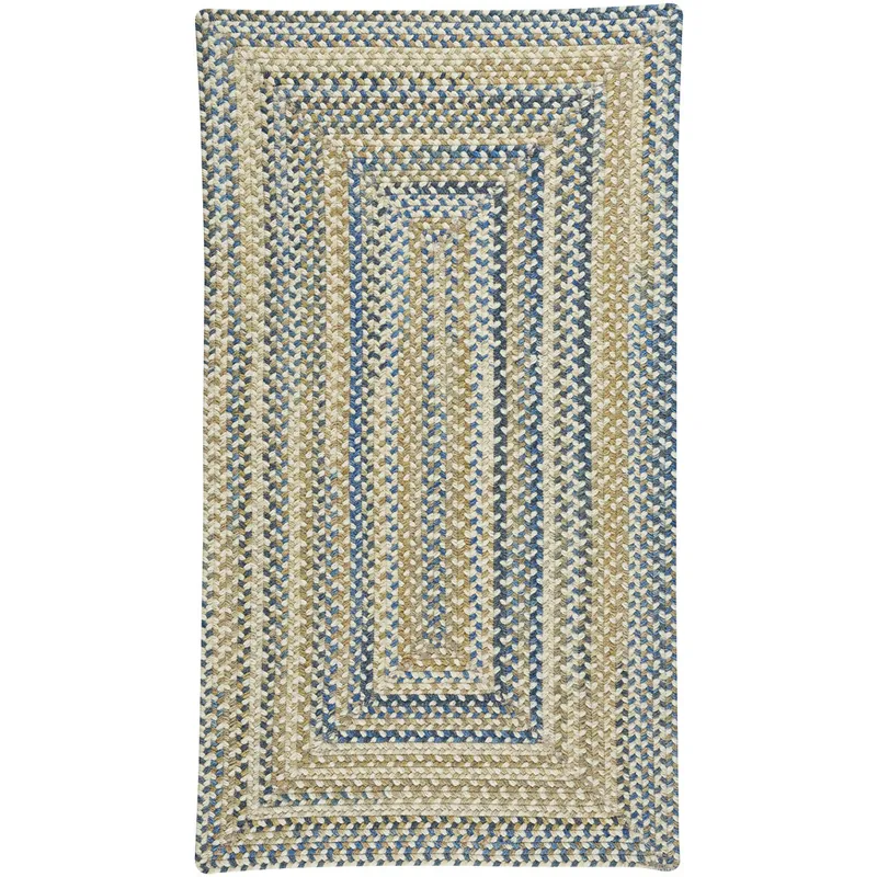Bonneville Sandy Beach Concentric Rectangle Rug - 2\'3\" x 9\'3\"