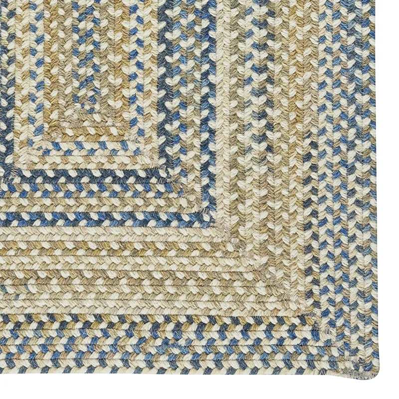 Bonneville Sandy Beach Concentric Rectangle Rug - 2\'3\" x 9\'3\"