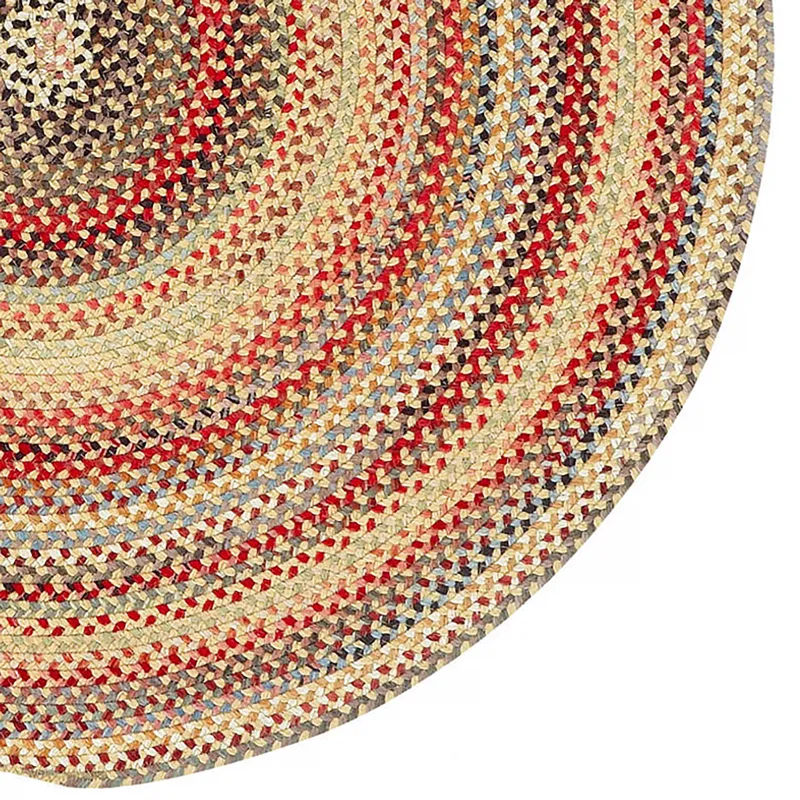 Americana Lt. Gold Round Rug - 8\'6\" x 8\'6\"
