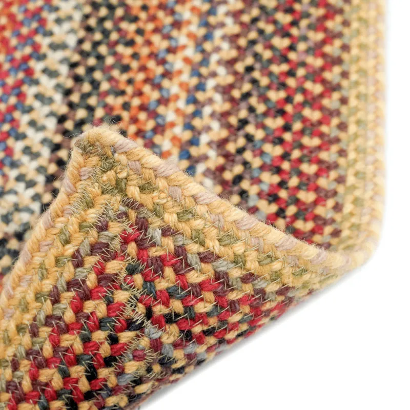 Americana Lt. Gold Concentric Rectangle Rug - 1\'8\" x 2\'6\"