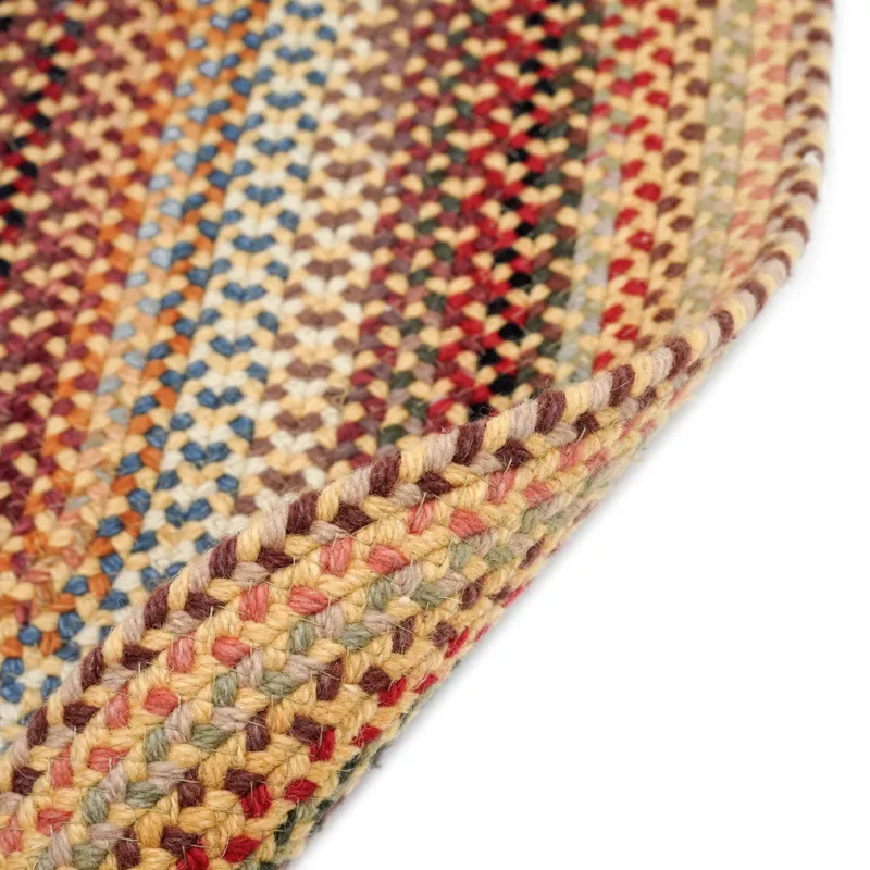 Americana Lt. Gold Oval Rug - 7\' x 9\'