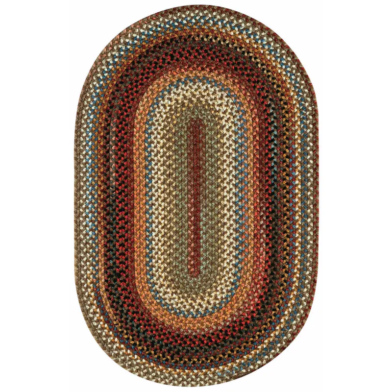 Americana Mocha Oval Rug - 2\' x 3\'
