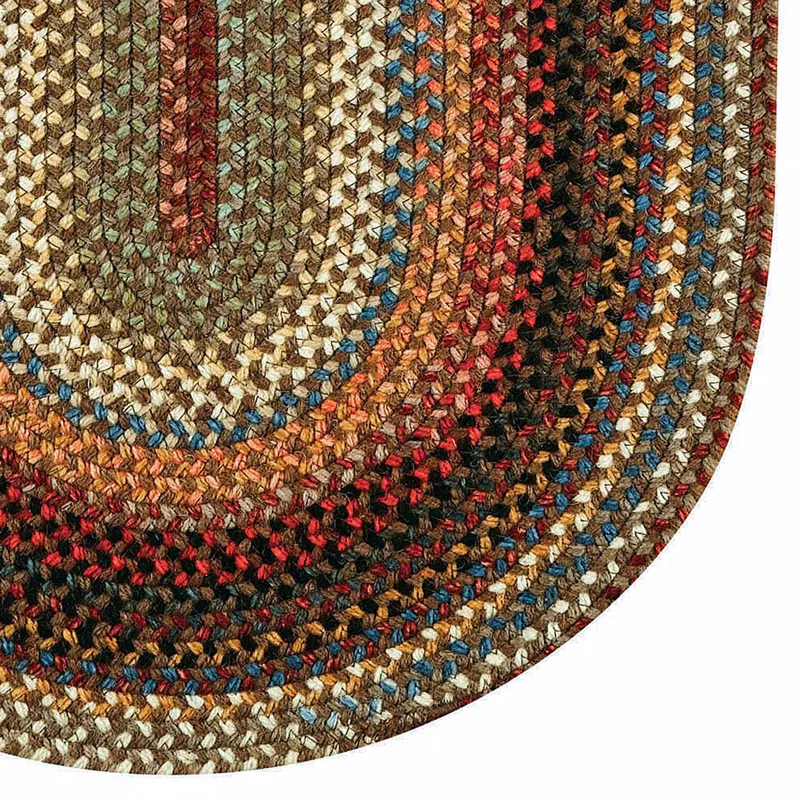 Americana Mocha Oval Rug - 2\' x 3\'