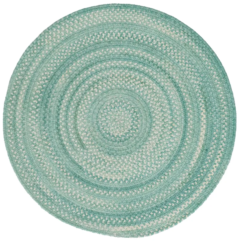 Bambini Aquamarine Round Rug - 9\'6\" x 9\'6\"