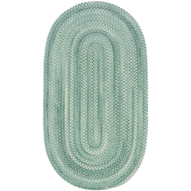 Bambini Aquamarine Oval Rug - 8\' x 11\'