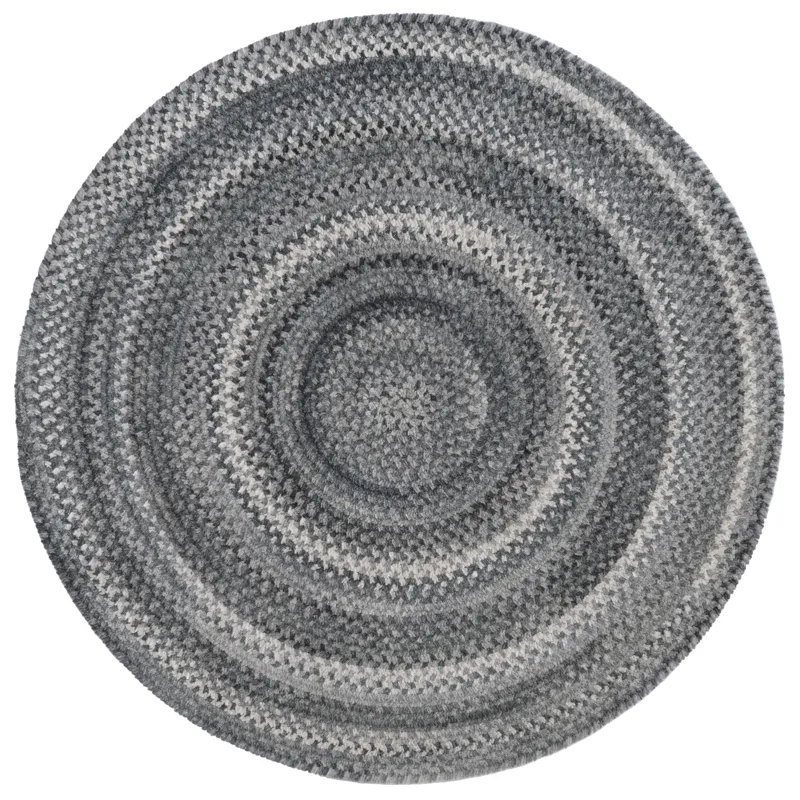 Bambini Cool Gray Round Rug - 8\'6\" x 8\'6\"