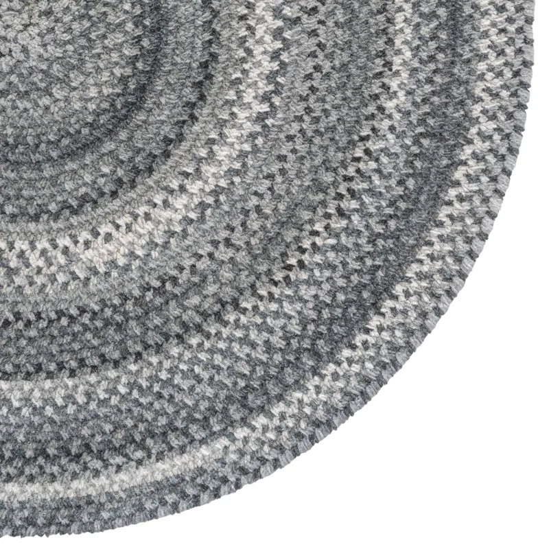 Bambini Cool Gray Round Rug - 8\'6\" x 8\'6\"
