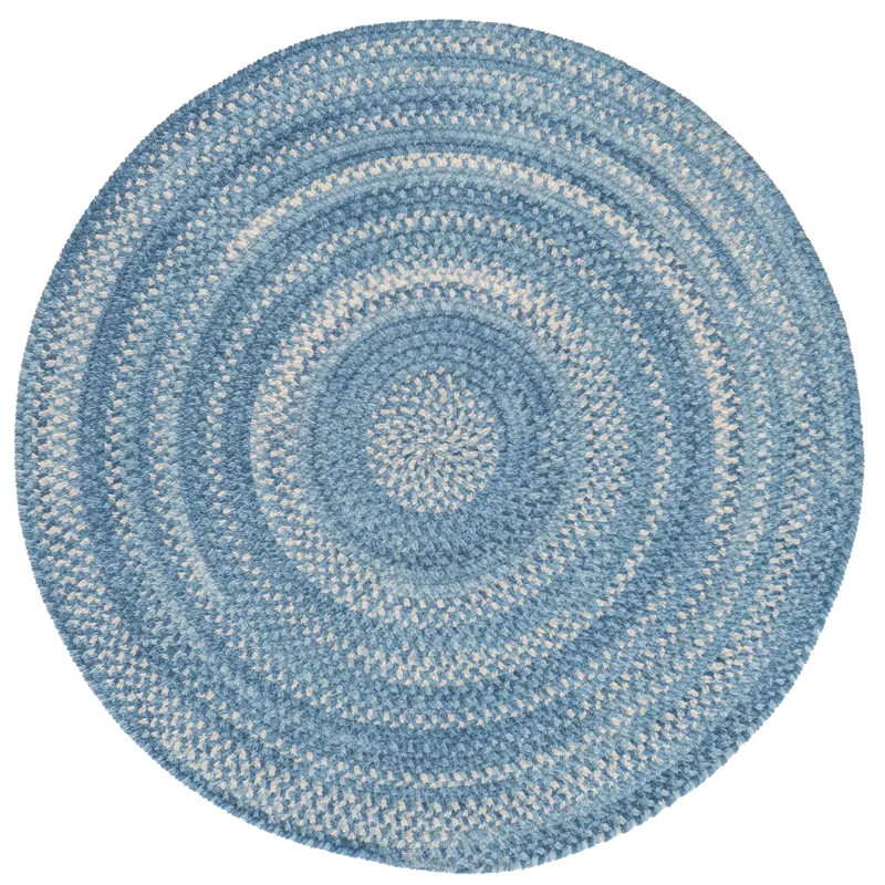 Bambini Cloud Blue Round Rug - 8\'6\" x 8\'6\"