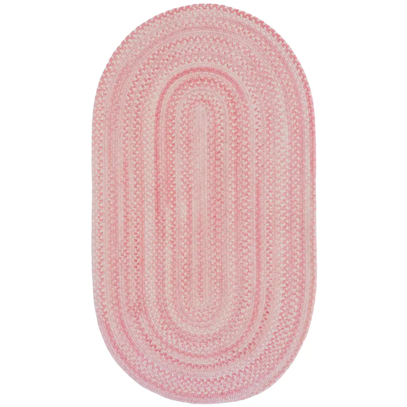 Bambini Pretty In Pink Oval Rug - 9\'2\" x 13\'2\"