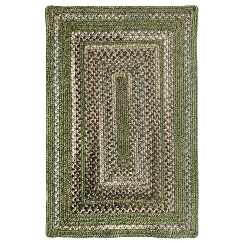 Bradford Foliage Concentric Rectangle Rug - 4\' x 6\'