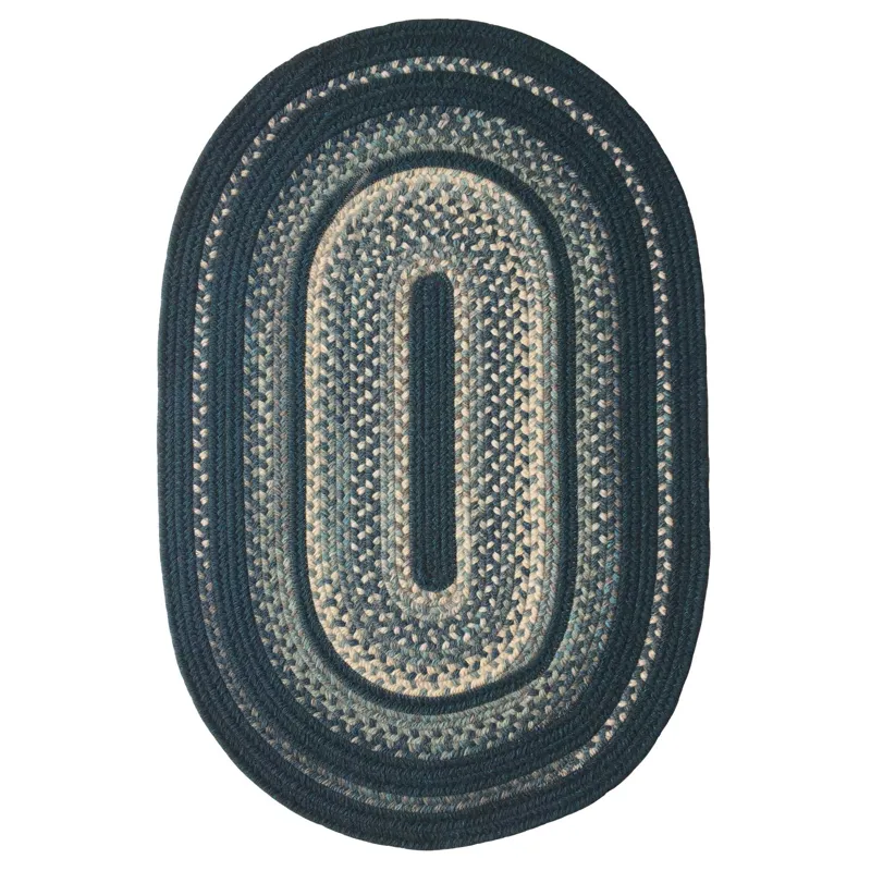 Bradford Blueprint Oval Rug - 2\'3\" x 9\'3\"