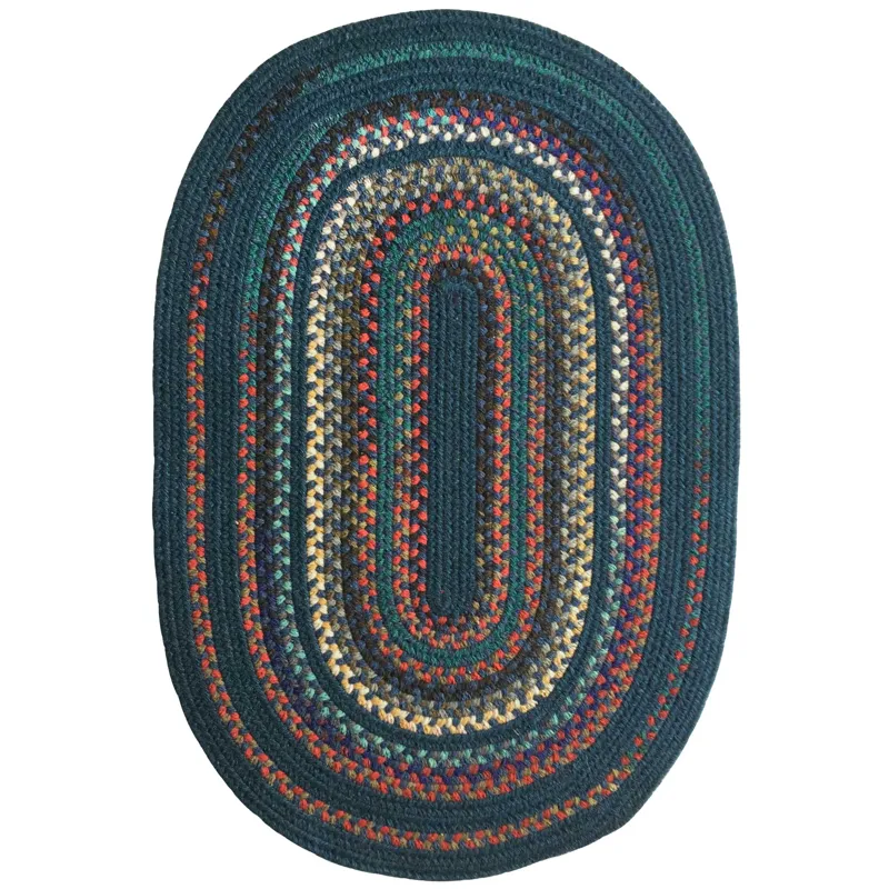 Bradford Empire Blue Oval Rug - 2\'3\" x 4\'3\"