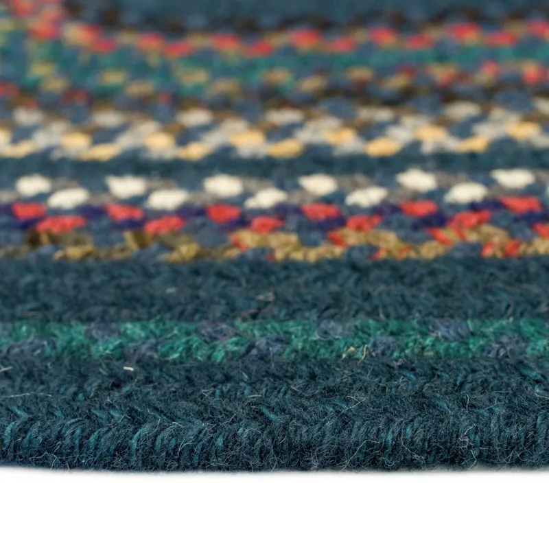 Bradford Empire Blue Oval Rug - 2\'3\" x 4\'3\"