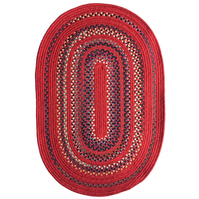 Bradford Crimson Oval Rug - 9\'2\" x 13\'2\"
