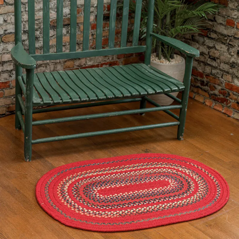 Bradford Crimson Oval Rug - 9\'2\" x 13\'2\"
