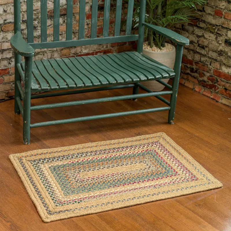 Bradford Biscotti Concentric Rectangle Rug - 7\'6\" x 7\'6\"