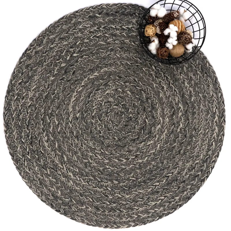Down East Oyster Rock Round Rug - 5\'6\" x 5\'6\"