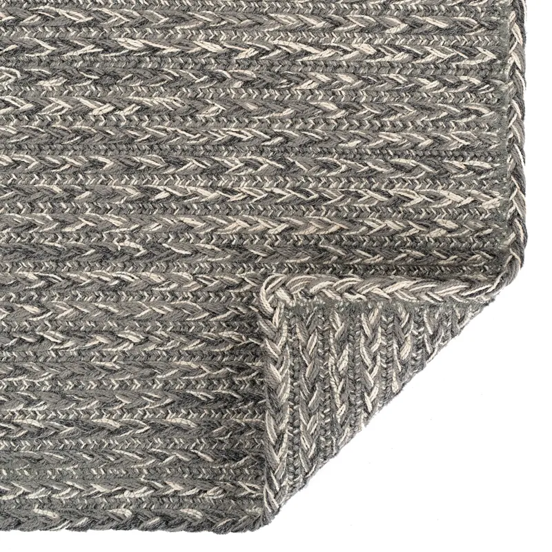 Down East Oyster Rock Cross Sewn Rectangle Rug - 4\' x 6\'