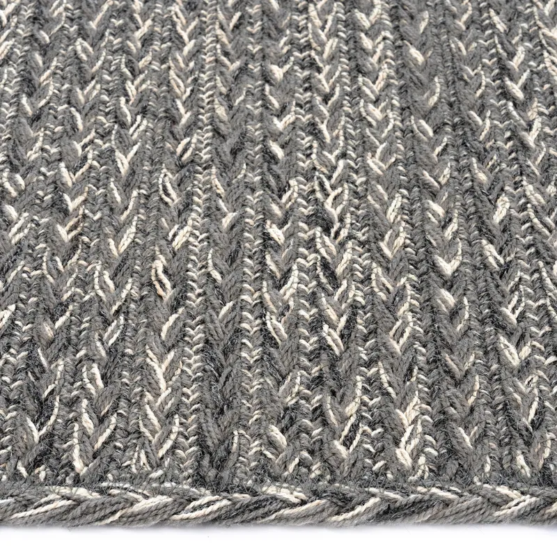 Down East Oyster Rock Cross Sewn Rectangle Rug - 4\' x 6\'