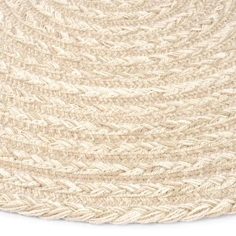 Down East Sand Dollar Round Rug - 9\'6\" x 9\'6\"