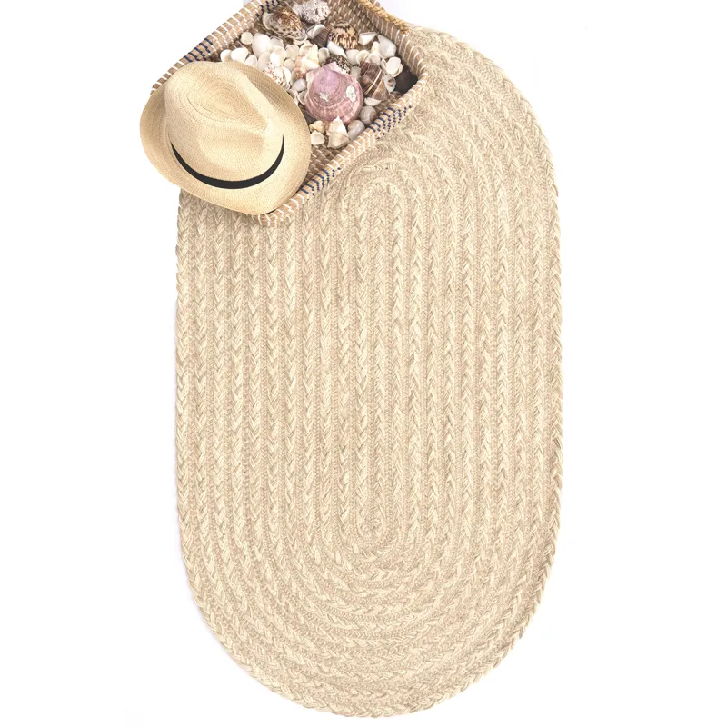 Down East Sand Dollar Oval Rug - 2\'3\" x 4\'3\"