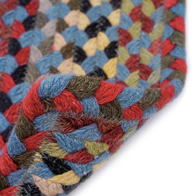 Plymouth Colony Blue Runner Rug - 2\' x 8\'