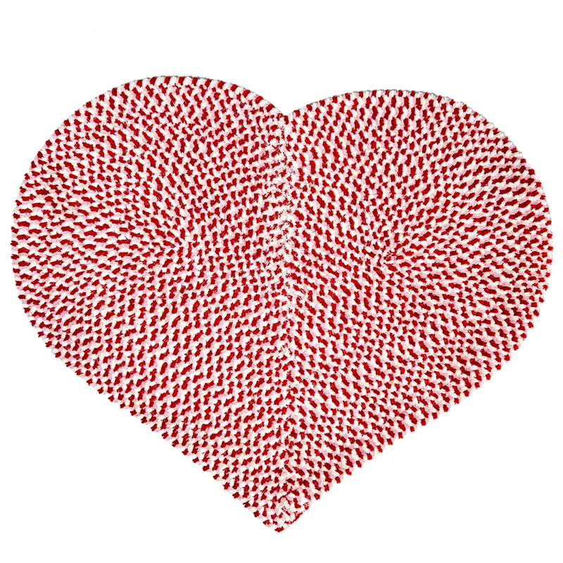 Happy Holidays-Valentine Valentine Heartshape Rug - 1\' x 2\'