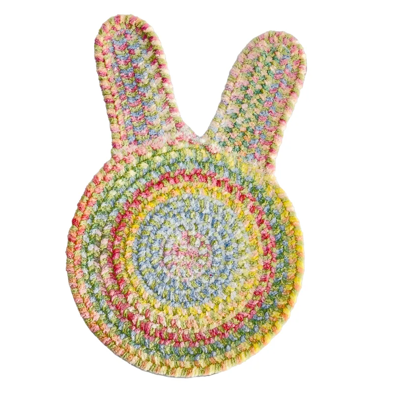 Happy Holidays-Easter Grass Round Rug - 2\' x 2\'