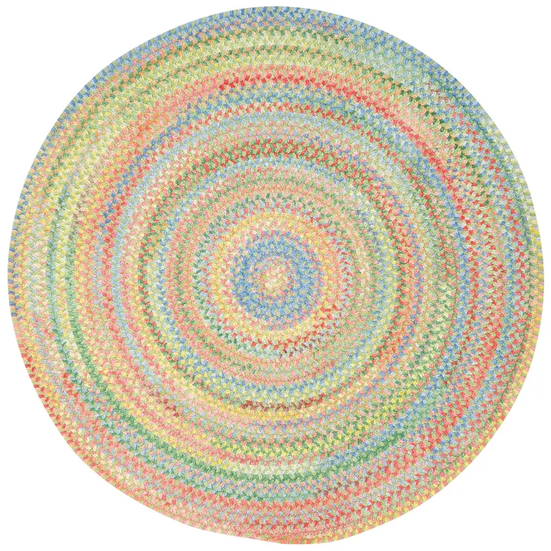 Cutting Garden Grass Round Rug - 1\'3\" x 1\'3\"