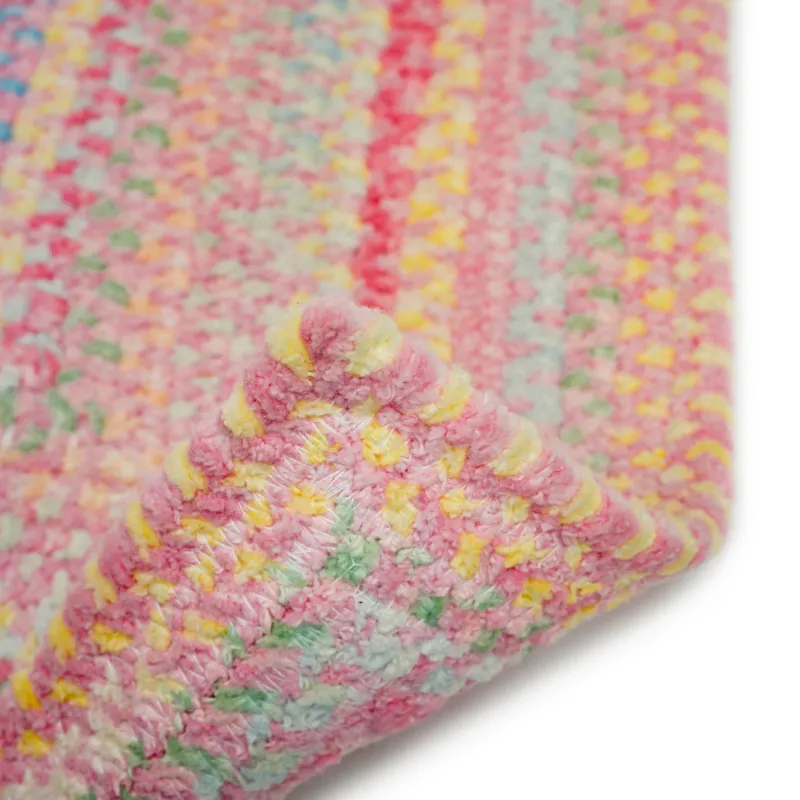 Cutting Garden Tea Rose Concentric Rectangle Rug - 8\'6\" x 8\'6\"