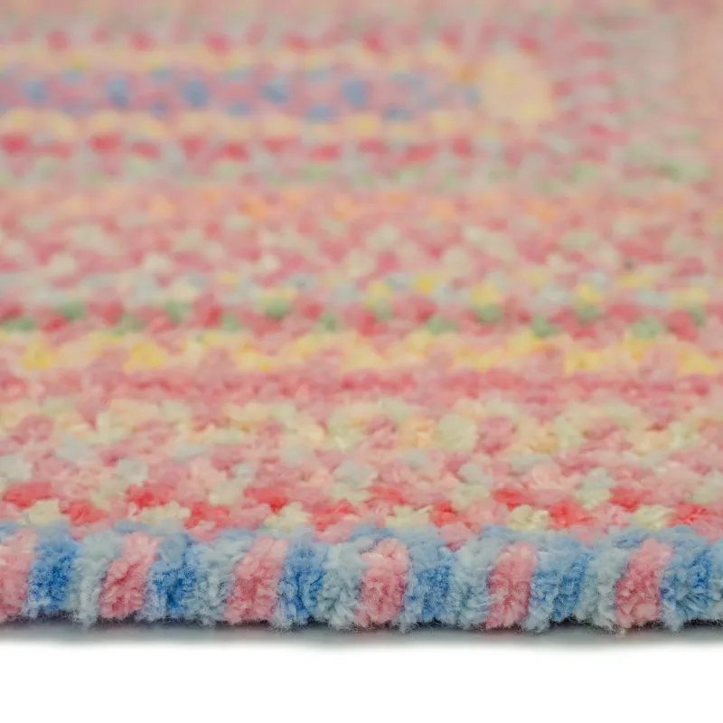 Cutting Garden Tea Rose Concentric Rectangle Rug - 8\'6\" x 8\'6\"