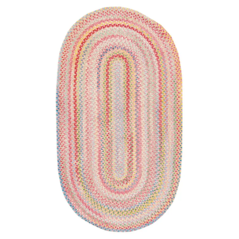 Cutting Garden Tea Rose Oval Rug - 2\'3\" x 4\'3\"